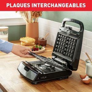 GAUFRIER / PANINI Moulinex 3 EN 1 Croque/Gaufre/Grill SW611812 - Prix en  Algérie