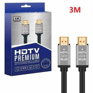 mac tech Câble HDTV Premium Haute Vitesse – 3 m