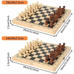 Jeu d'échecs en Bois 33x33cm 3-B-1