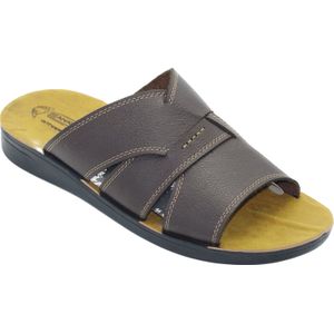 شبشب رجالي لتقويم العظام حجم كبير بني