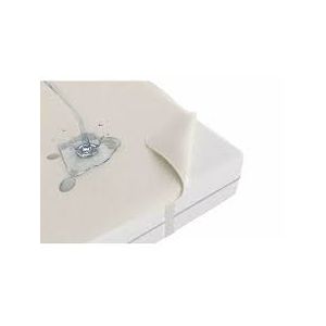 غطاء فراش مضاد للماء أبيض 100*200 سنتيم