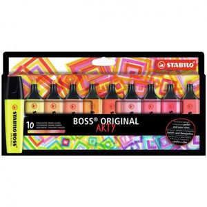 BOITE-DE-4-SURLIGNEURS-FLUO-STABILO-BOSS-ORIGINAL - - Prix en Algérie