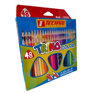 Crayons Couleurs 12 Pcs Trino Mini Pastel Techno 5846