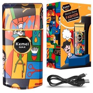 Kemei Rasoir électrique à barbe de charge étanche IPX6 KM-rs7098