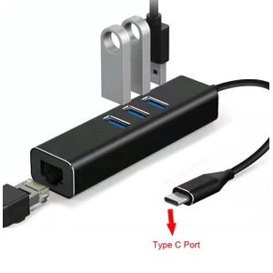 Adaptateur Converter Usb-C Type-C Vers To Rj45 Lan Réseau 1000Mbps  Thunderbolt 3 - Prix en Algérie