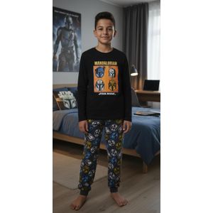 Primark Pyjama Long Garçon – En Polaire – Motif Star Wars The Mandolorian 