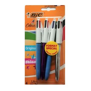 Set 2 stylos bleus et stylo Bic tipp-ex