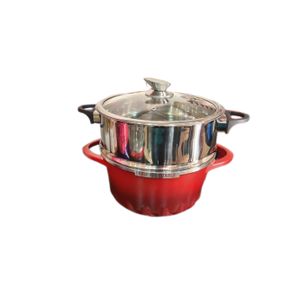 Batteries de cuisine 4pcs couscoussier sauteuse marmite casserole - inox  18/10 - Prix en Algérie