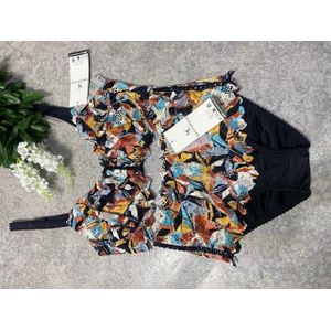 Sans Complexe Ensemble De Sous Vetment Femme - Noir / Multicouleur 