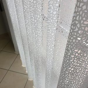 Un grand Rideau En Voilage Du LIN ruflette ,Beige.300 * 300 - Prix en  Algérie