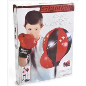 Boxe réglable Punching Ball Bag pour les enfants avec des gants