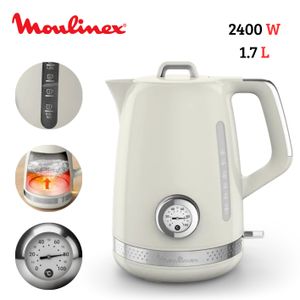 Moulinex Bouilloire Électrique Sans Fil 1.7L 2400W Contrôle de Température - Soleil BY355AE0