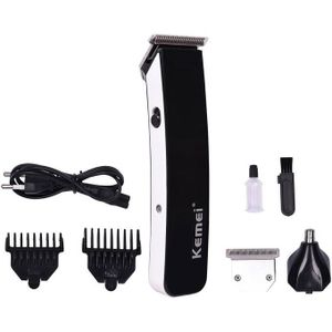 Kemei Kit Tondeuse Electrique Rechargeable - Km-3560 - Noir