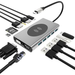 Générique Station d'accueil USB-C docking station + Power Delivery 60W -  Câble USB Générique sur