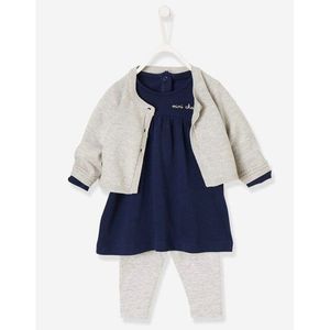 Ensemble combinaison + bandeau imprimés bébé fille - vert céladon imprimé,  Bébé