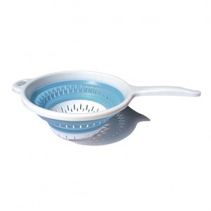 مصفاة و قطارة للخضر و الفواكه و المعجنات للساخن و البارد قابلة للطي