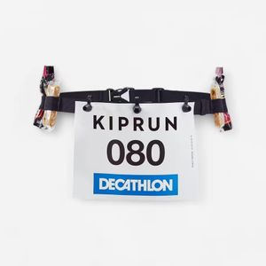 Decathlon CEINTURE PORTE DOSSARD POUR COMPETITION DE RUNNING COURTE DISTANCE AU MARATHON