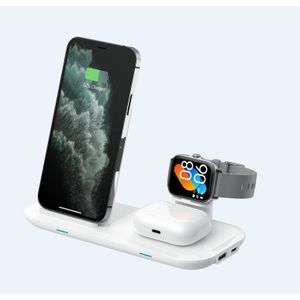 CHARGEUR PORTABLE 3 EN 1 Airpods smartwatch portable 5200 mAh multicolor -  Prix en Algérie