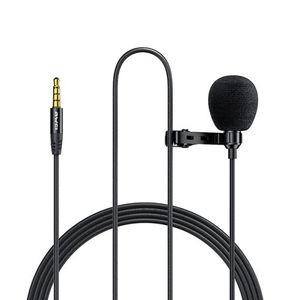 Microphone Cravate Anti-Bruit USB Type-C + Entrée Aux Jack 3.5mm 1.5M  JH-042-A - Prix en Algérie