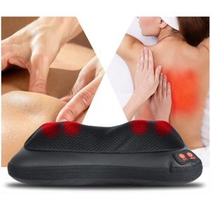 Rohs مدلك الظهر بالحرارة ، مساج شياتسو للظهر والرقبة مع عجن الأنسجة العميقة ، وسادة تدليك الظهر الكهربائية ، السيارة ، المكتب ، المنزل