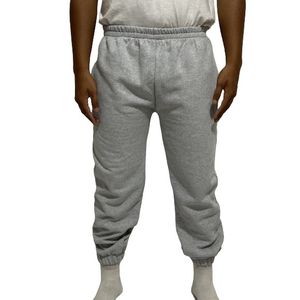 Pantalon jogging fitness homme coton majoritaire coupe droite - 500 Gris -  Decathlon