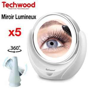 Miroir avec lumière LED et zoom pour le maquillage, Beurer