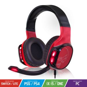 Casque Gaming Compatible PC, PS4 ET X-Box One - Rouge