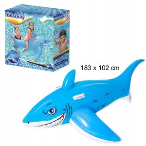 BESTWAY BOUÉE GONFLABLE requin XXL animal gonflable piscine plage