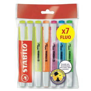 STABILO Lot de 15 stylos feutres pointe fine + 10 stylos feutres pointe  moyenne pas cher 