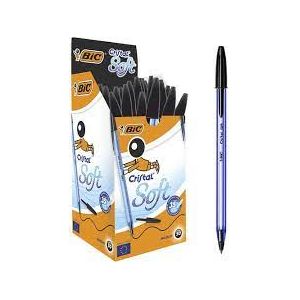 Stylo bille Bic Cristal Soft bleu