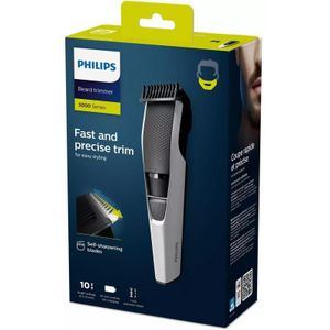 Philips Tondeuse barbe  rechargeable et secteur, de 0.5 à 10 mm batterie  45mn