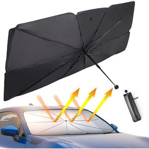 Pare-soleil pliable pour voiture protection solaire bloc UV-noir