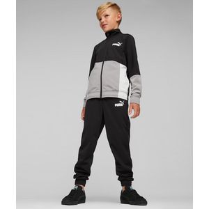 Survêtement enfant fille synthétique respirant - noir et rose PUMA