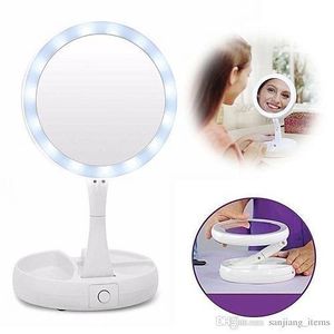 Miroir de maquillage LED 3en1 avec ventilateur intégré - Vente