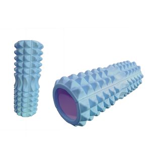 02 Rouleaux De Massage Corporel De Yoga - Bleu Clair