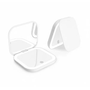 Miroir de Maquillage LED Portable Blanc 