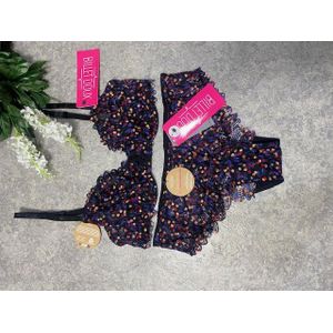 Billet Doux Ensemble De Sous Vetment Femme - Noir / Multicouleur 