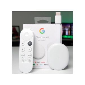 Chromecast Streaming Stick FHD - 60FPS-Google TV -4k-blanc - Prix en  Algérie