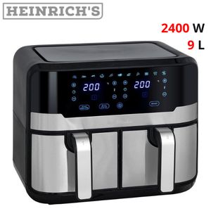 Heinrich Bauer مقلاة الهواء الساخن قلاية 2400 واط 9 لتر