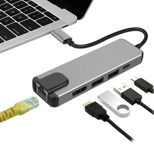 Hub USB C Adaptateur HDMI 4K (6en1) MicroSD Carte SD HDMI USB 3.0 - Prix en  Algérie