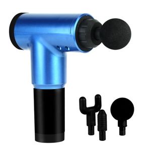 Rohs مسدس تدليك للأنسجة العميقة قابل لإعادة الشحن ، مدلك سلك إيقاع للعضلات ، 4 رؤوس تدليك ، 6 أوضاع لتخفيف توتر العضلات