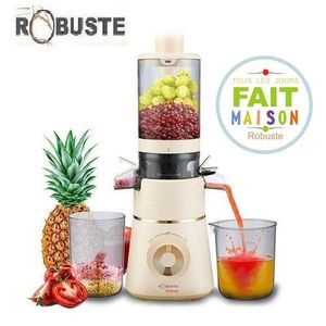 Robuste  Extracteur de Jus Bio Drink -600 ML- Beige / Doré