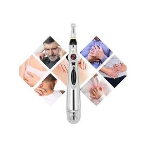 Stylo D'Acupuncture Électronique.Soulagement De La Douleur-Argent