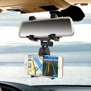 Support Pour Téléphone Voiture Rétroviseur - Rotation 360° - Noir - Prix en  Algérie