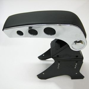        Universel Accoudoir - Central Console Accessoire de Rangement et Repose-bras Cuir NOIR-