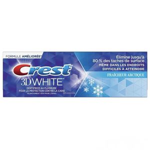 Crest 3D Dentifrice  3d White Fraîcheur Arctique 135ml