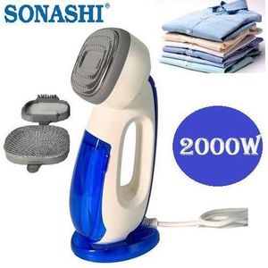 Sonashi Défroisseur à Main vapeur Garment Steamer- 2000 watt Affichage Led Numérique -SGS-323-blanc-Bleu