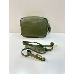 Milano Pochette Unisexe En véritable Cuir Deux Façades - Made in Italy