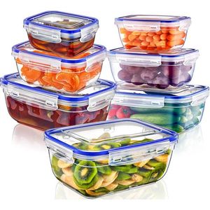 Boîtes alimentaires hermétiques avec couvercle flexible Clever Box, lot de  6, lot de 8