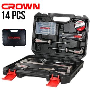 Crown Caisse à Outil Boîte à Outils à Main 14 Pcs
